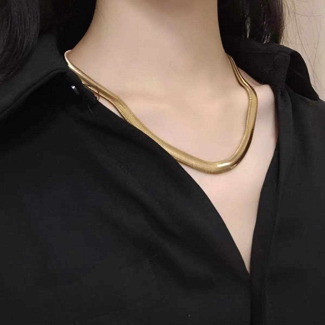 Modern Snake Chain Necklace