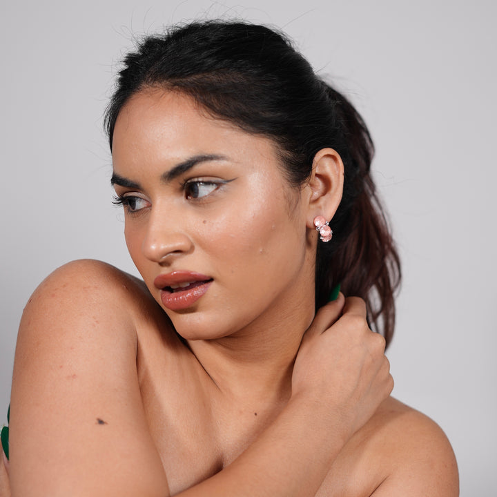 Color Diamond Trio Stud Earrings – Limited Summer Edition Crystals