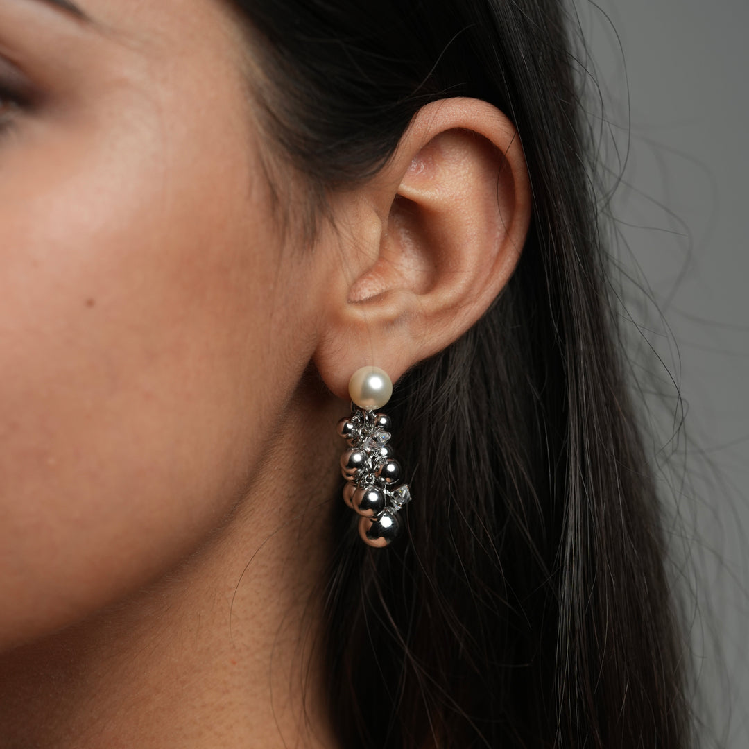 Crystal Bubble Drop Earrings