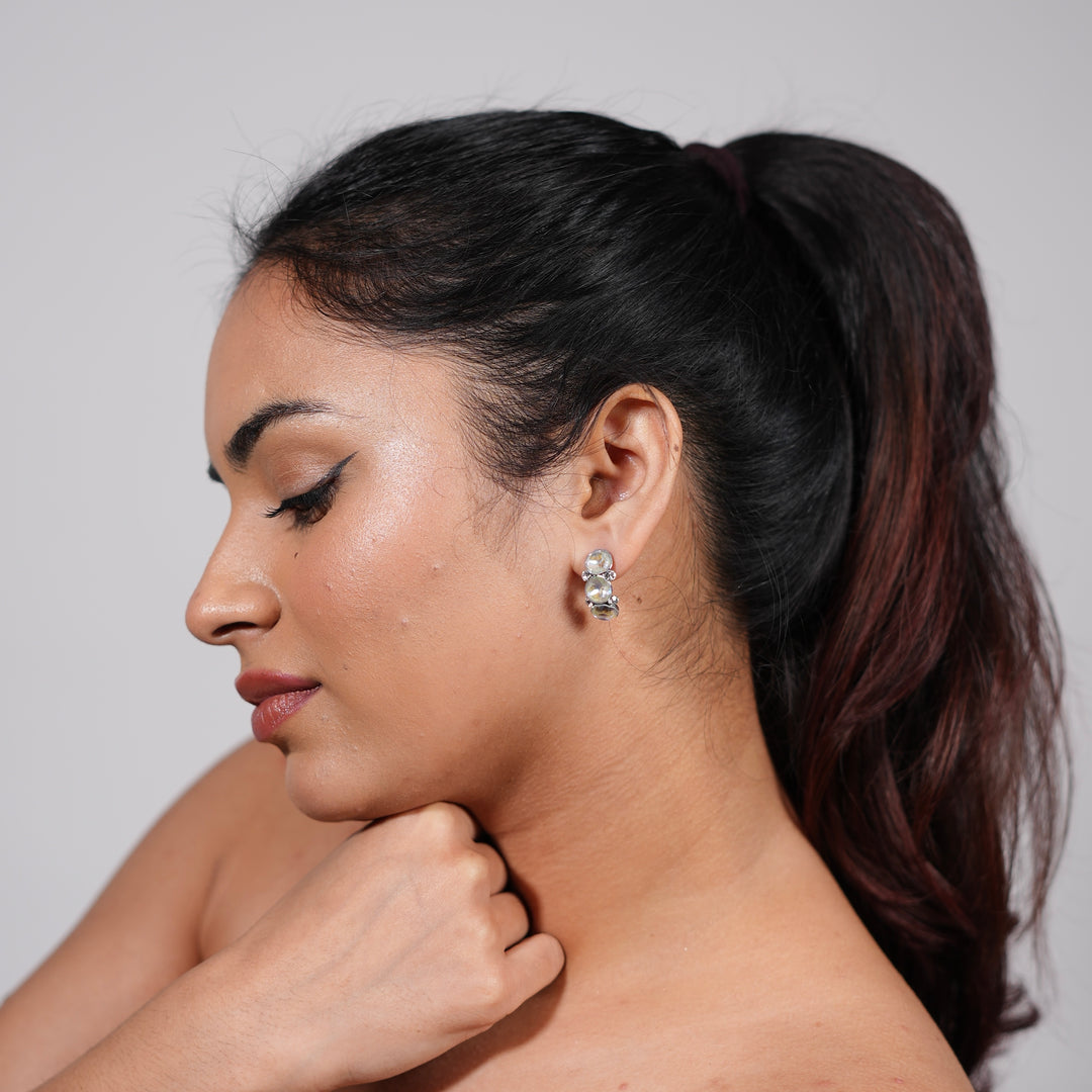 Color Diamond Trio Stud Earrings – Limited Summer Edition Crystals