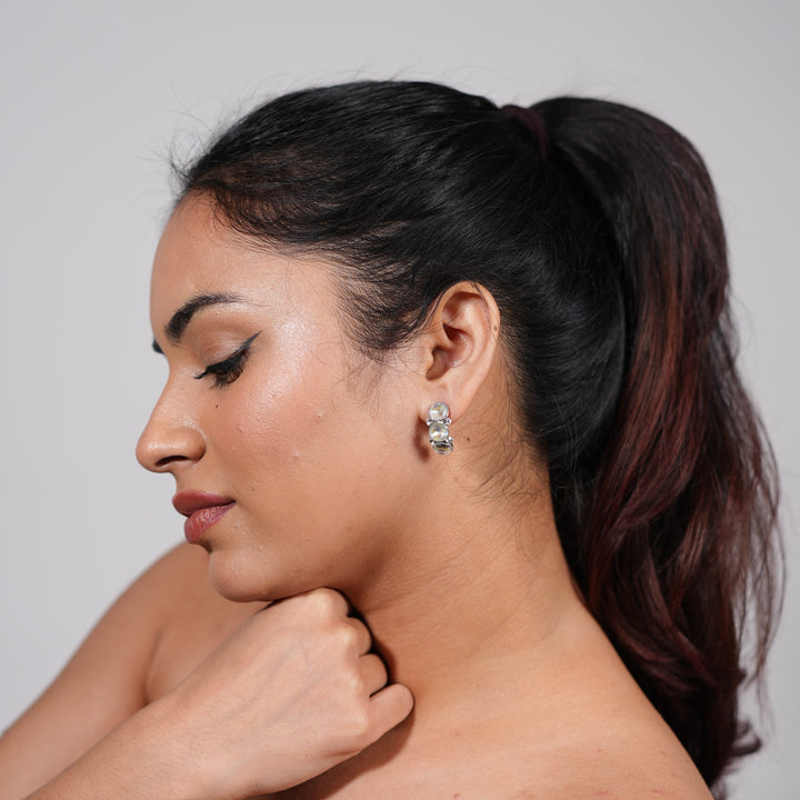 Color Diamond Trio Stud Earrings – Limited Summer Edition Crystals