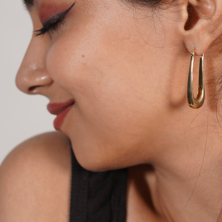 Sculpted Luxe Drop Earrings