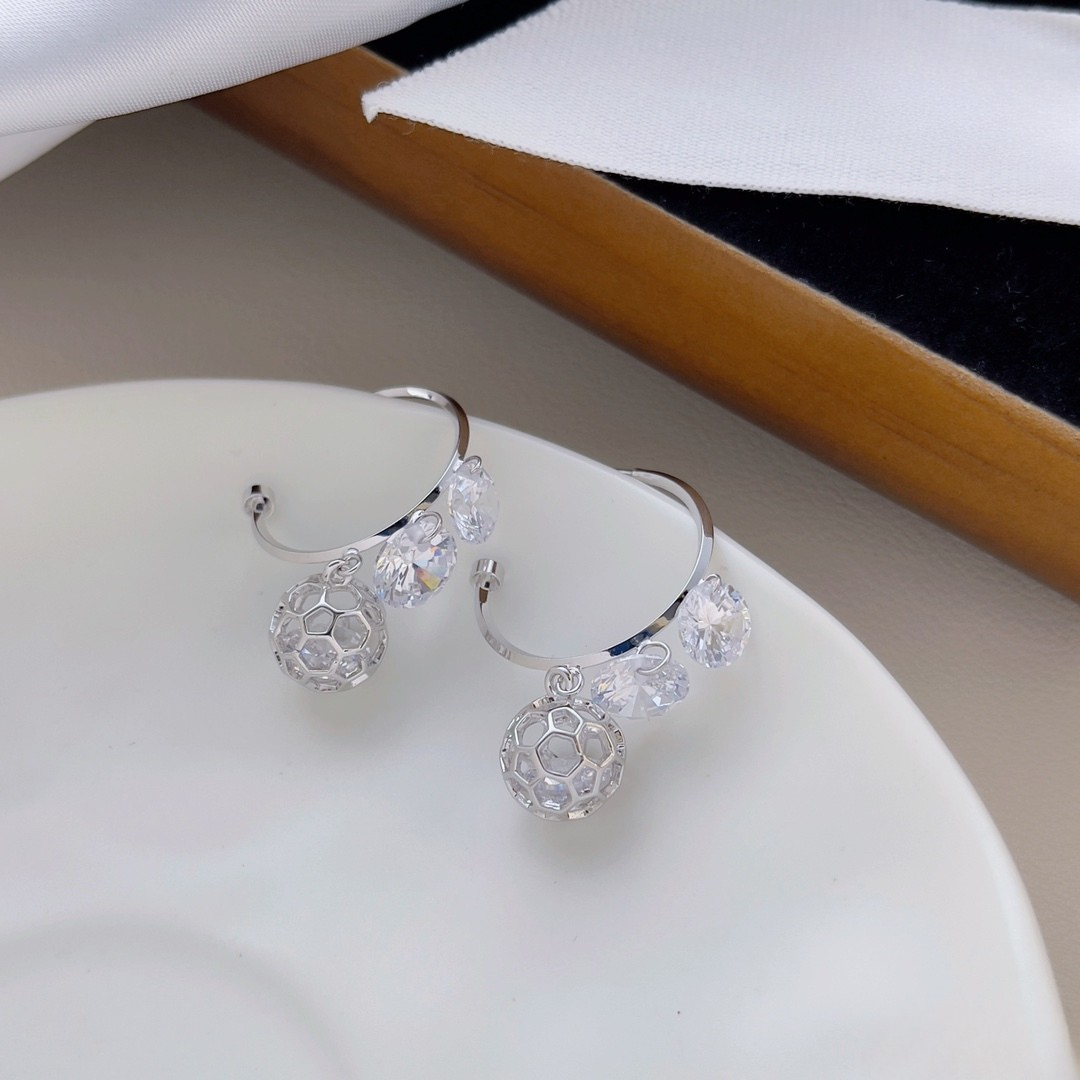 Crystal Galaxy Hoop Earrings