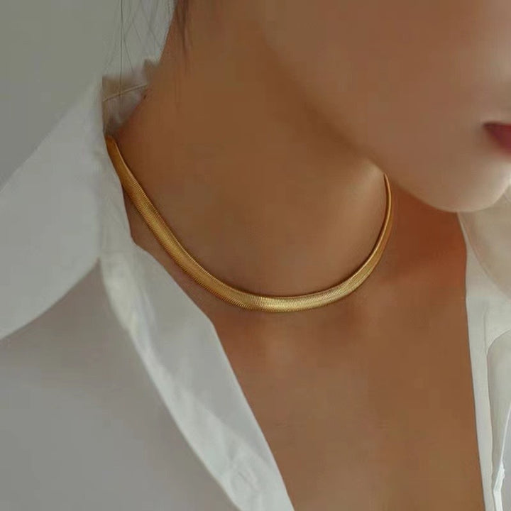 Modern Snake Chain Necklace