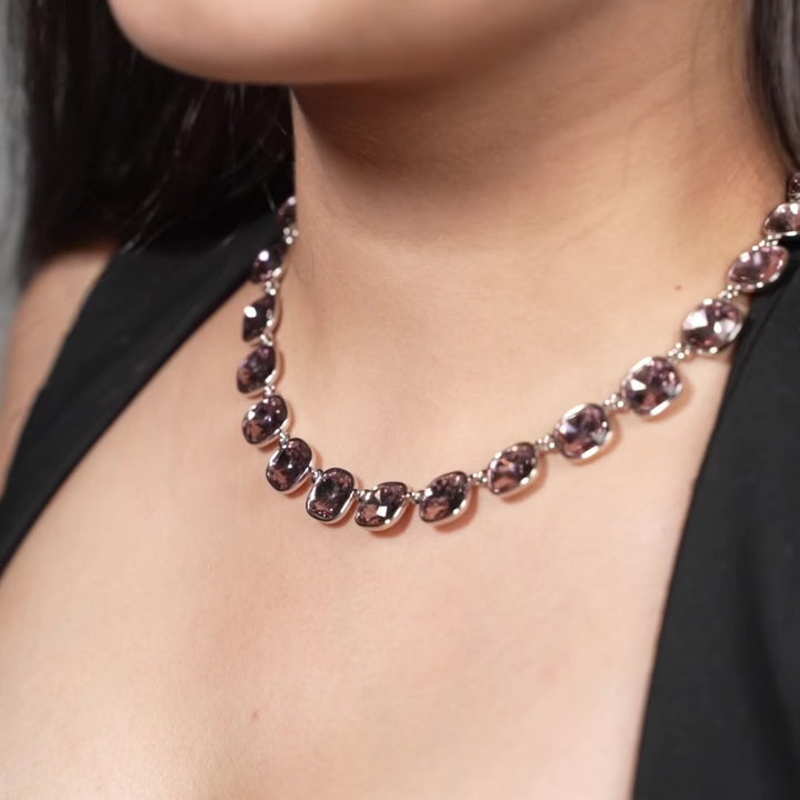 Radiance Cushion-Cut Crystal Necklace