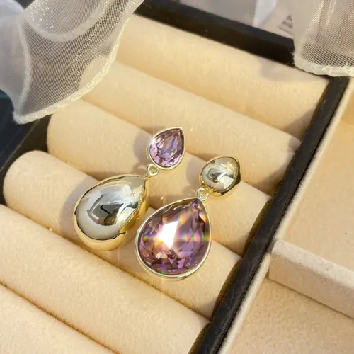 Royal Glow Teardrop Statement Earrings